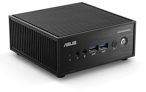 Mini PC ASUS PN42 mit Windows 11 Pro, Intel N200 4X 3700 MHz Turbotakt, 500 GB M.2 SSD, 16 GB DDR4-RAM, Intel UHD Grafik, HDMI 2.0, DP 1.4, USB 3.2, BT 5.1, WLAN