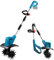 Akku-Bodenhacke für Makita 18V Batterie, Mini Motorhacke 550W, Gartenfräse akku, 15 cm Bodenbearbeitungstiefe, 20 cm Bearbeitungsbreite, Motorhacke für Gärten, Höfe (ohne Akku)