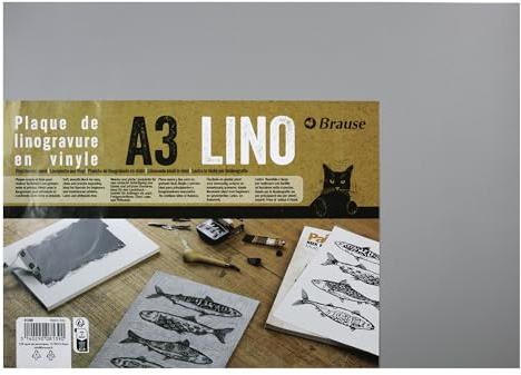 Brause 8139B - Plaque vinyl lino A3 3mm