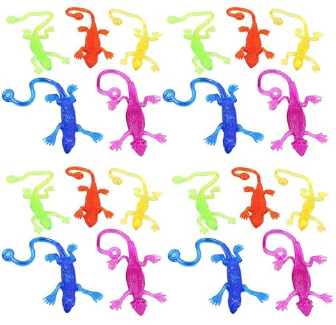 Pegajoso Elástico - Juego De 20 Piezas De Pegajoso Juguetes Antiestrés para Manos | De Ventana Colorida | Rellenos De Cestas De Pascua, Rellenos De Bolsas De Regalos para Suminis