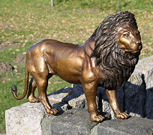 H. Packmor GmbH Bronzefigur stehender Löwe Wohndekoration