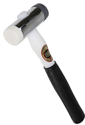 White/Grey Thor Glazing Hammer Soft/Medium/Hard Nylon Face 38mm UPVC Window Bead Mallet THO712