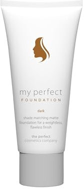 My Perfect Foundation, Penny Lane, 40ml Flawless Buildable Base, Dark Shade, Instant Results, Anti-Ageing Velvety Foundation Formula, Matt Finish, Full Coverage, 3 Month Supply, As Seen on TV.