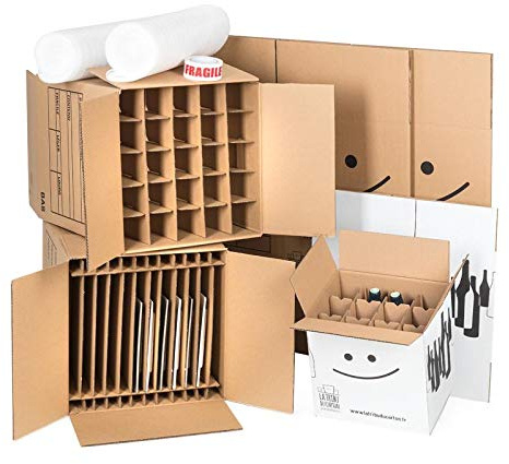 Kit déménagement cuisine renforcé + 2 mousses offertes