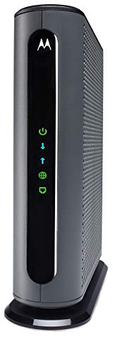 Motorola 24x8 Cable Modem, Model MB7621, DOCSIS 3.0. Approved by Comcast Xfinity, Cox, Charter Spectrum, Time Warner Cable, and More. Downloads 1,000 Mbps Maximum (No WiFi) (Renewed)