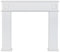IDMarket - Consola de chimenea decorativa con almacenamiento