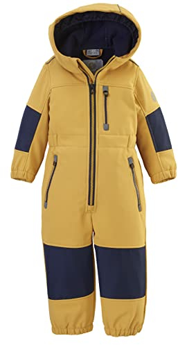 first instinct by killtec Jungen Fiow 35 Mns Onpc Softshell Overall mit Kapuze, dark sun, 98/104 EU