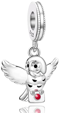 925 Sterling Silber Charm für Armband Halskette Charm Dangle Owl für Frauen Mädchen Geburtstagsgeschenke
