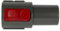 vhbw Vacuum Cleaner Hose Adapter to 32mm Accessory Connector Compatible with Dyson Big Ball Absolute 2 - Plastic Red, Dark Grey Nozzle Converter