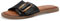 s.Oliver Damen Pantoletten mit Schnalle Vegan, Schwarz (Black), 42 EU