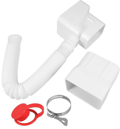 Yardwe Heavy Duty Rainwater Diverter System for Downspout Rain Barrel Diverter Kit No Screws Required