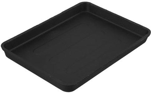 Lurrose Plaque de Cuisson Fonte Épaisse pour Barbecue Poêle Teppanyaki Rectangulaire Portable Surface Spacieuse pour Grillades de Viandes Poissons et Légumes Ustensile pour Barbecue Plein