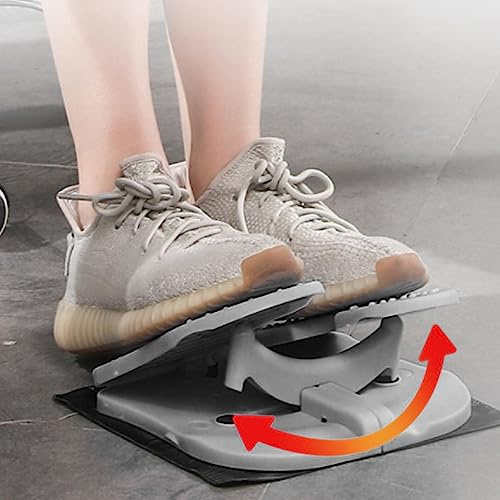 LICAEVEY Mini Stepper Hine, Quiet Under Desk Leg Exerciser with Reinforced Nylon Base, Non-Slip Massage Pedals, Folding Design for Home Workouts