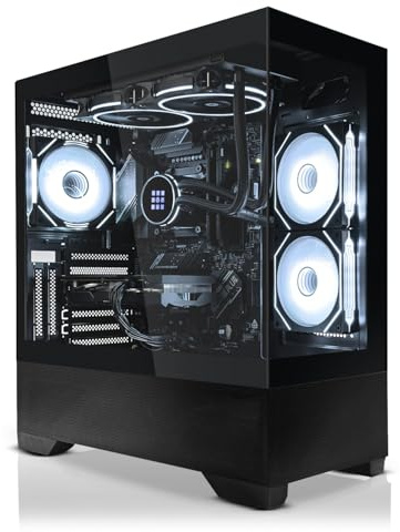 SYSTEMTREFF Office PC Intel Core i9-14900K 8x6GHz | UHD 770 4K HDMI DX12 | 1TB M.2 NVMe | 32GB DDR5 RAM | Windows 11 | WLAN Silent Desktop Computer Rechner für Büro Business Multimedia