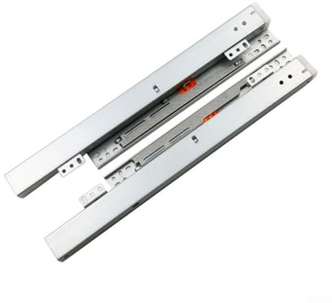 Guide per montaggio a pavimento, 1 paio di guide per cassetti, elegante sistema di guide per cassetti, in acciaio, prestazioni affidabili (250 mm)