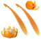 Orange Peeler,2 PCS Orange Peeler Tool, Long Handled Speed Peeler, Citrus Peeler, Orange Peeler, Orange Peeler Tool for Lemon, Orange, Mango