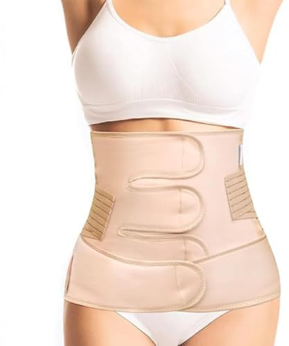 AuFlex Fascia Addominale 2 in 1 Post-Partum, per Il Recupero della Sezione C, indispensabile per Il Recupero Addominale da Donna, Post-operatorio, Fascia per la Vita e Supporto per la Vita, per
