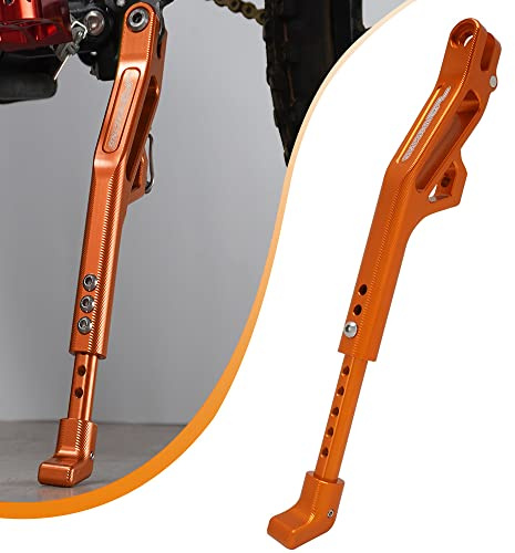 JFG RACING Caballete Lateral Moto,Soporte Rueda Trasera Moto Soporte Caballete Lateral Regolabile per Sur Ron Light Bee S/X Segway X160/X260-Arancione