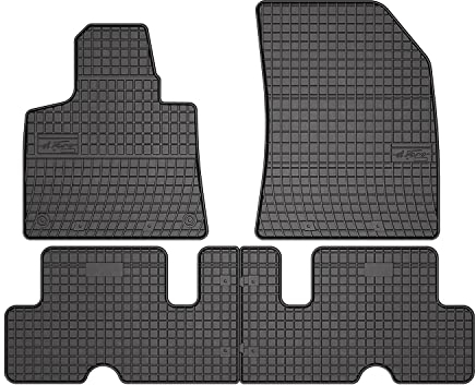 Fußmatten Automatten kompatibel mit Citroen C4 Spacetourer 2018-2023 OMAC Antirutsch Gummimatten 3D Schwarz