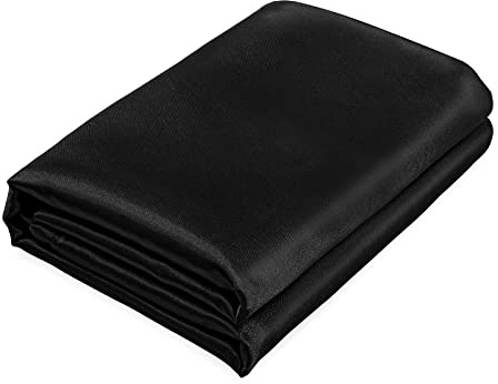 Homiest Black Satin King Flat Sheet, Silky Bedding Top Sheet for King Mattress, Luxury & Ultra Soft Single Bed Sheet Sold Separately