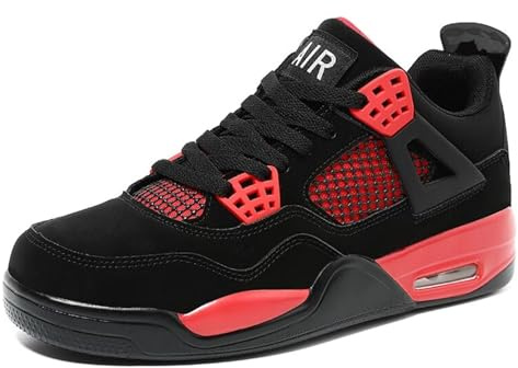 Herr Dam basketskor Air 4 Retro klassiska skateskor med hög topp Anti Slip Gym sneakers Utomhussporter Sko Trainers för Sport Athletic Jogging Fitness sportskor shoes
