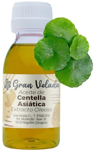 Gran Velada - Aceite de Centella Asiática 5 L | Extracto Oleoso Profesional para Producción Cosmética | Ideal para Líneas Corporales Anticelulíticas Masajes y Envolturas Spa