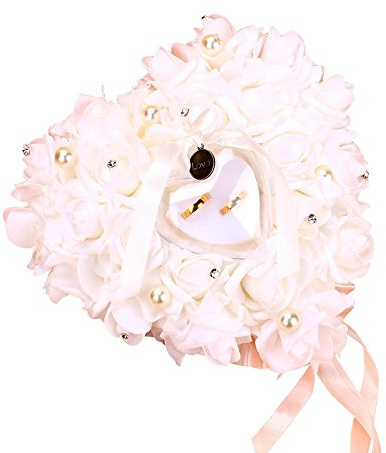 Fdit Anello Cuscino Gast anello caso matrimonio anello box nozze anello cuscino