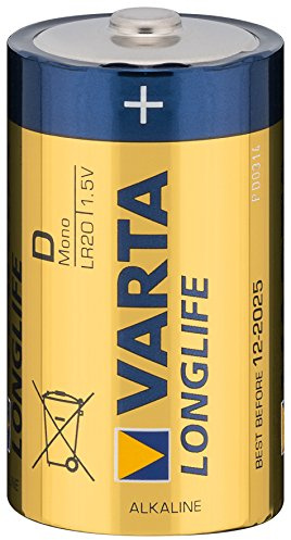 Varta (Longlife löschen) 1,5V Zink-Kohle Mono Batterien 6er Pack