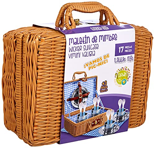 Tachan – Set Picnic Vichy in Cestino di Vimini, Cpa Toy Group 20517