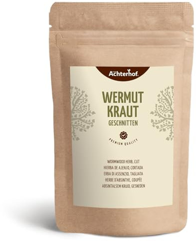 Wermutkraut geschnitten 250g | Bitterkraut | Wermutkraut-Tee | Wermut geschnitten als aromatisches Würzmittel oder Tee | vom Achterhof