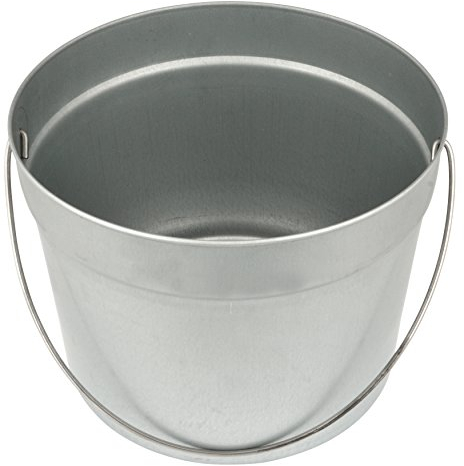 Coral 73711 Endurance Galvanised Metal Paint Kettle Container with Metal Handle for Paints and Paste 2.5 Litre