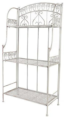 Metal Plant Stand Shelf 3 Tier Garden Shelving Unit Potting Bench Table