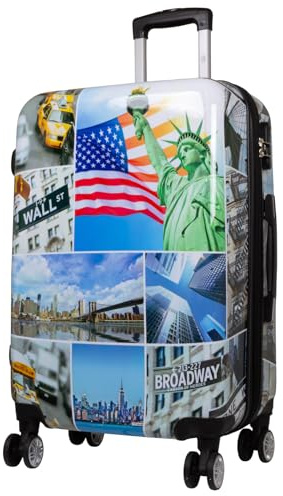 Trendyshop365 Reisetrolley Hartschale mittelgroß 67 cm - Liberty