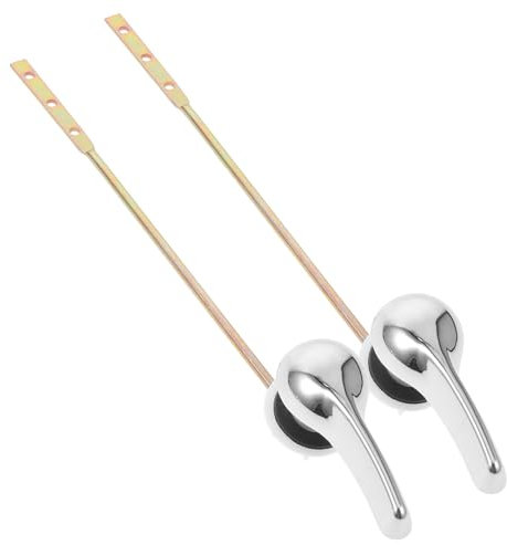 WOONEKY 2 Pièces Remplacement Chasse Eau de Réservoir de Lot Design Classique Moderne Compatible avec Plupart des Systèmes de Chasse Eau