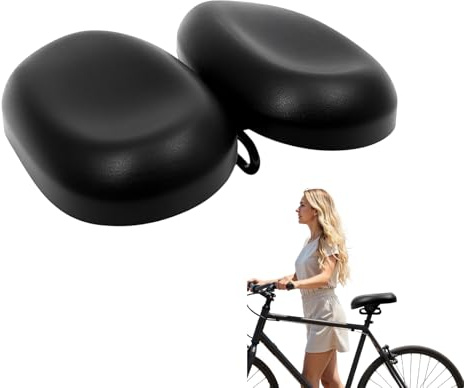 CHIMHOON Selle de vélo Prostata, confortable avec support et absorption des chocs, largeur réglable de 21,9 à 24,6 cm, pour VTT, trekking, vélo de route, vélo d'appartement, homme et femme