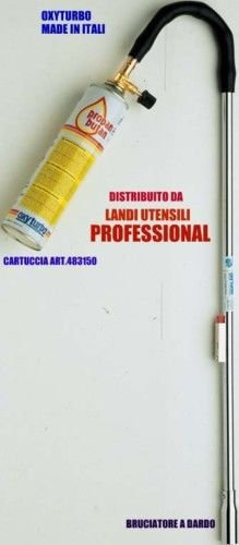 CANNELLO BRUCIATORE ACCENDITORE BIOFLAMME Art.571860 CON 1 CARTUCCIA INCLUSA PER CORSI ANTINCENDIO