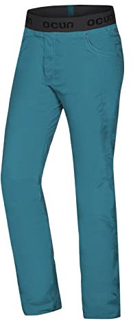 Ocun M Mania Eco Pants Blau - Elastische ultraleichte Herren Kletterhose, Größe XL - Farbe Turquoise Deep Lagoon
