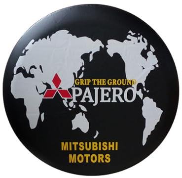 AMENAS Copriruota di scorta, per Mitsubishi ASX Pajero Sport Outlander Grandis Copriruota Antipolvere Impermeabile Protezione Copriruota con Coulisse,16in