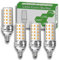 JIUYUAN E14 LED Mais Glühbirne 7W 3000K Warmweiss Licht energiesparende Lampen mit langer Nutzlebensdauer entspricht 80W Glühbirne, 1050LM LED Maiskolben E14, nicht Dimmbar, 4er Pack