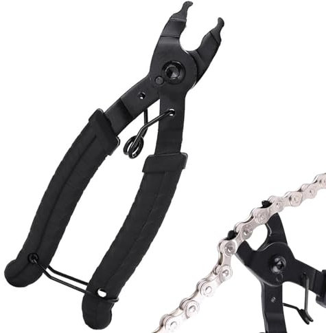 ZPLASK 1 Pcs Bike Chain Tool, Quick Link Pliers, Professional 2 in 1 Easily Repair Remove Broken Links Chain Tool, Portable Quick Opener Chain Link Removal Tool Suit for Road Mountain Sports Bike