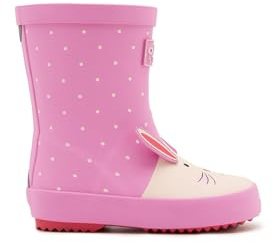 Conguitos - Botas de Agua de Bebé Conejito para Niños y Niñas (Rosa/Talla 22)