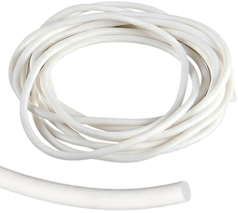 5 metri di guarnizione in silicone a schiuma, cavo rotondo in schiuma Ø 8mm, guarnizione per fughe, cavo sigillante per fughe, profilo di riempimento per fughe, cavo sigillante rotondo per fughe