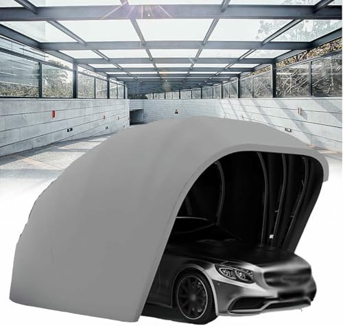 Tenda Per Garage Per Auto Mobile Completamente Automatica Con Telecomando, Posto Auto Coperto Per Carichi Pesanti, Tenda Per Auto Telescopica Pieghevole In Materiale In Acciaio Inossidabile, Comodo Ga