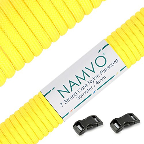 Namvo 550 fallskärmslina typ III, 7 trådar, total längd 30 meter, enfärgad BZ00202