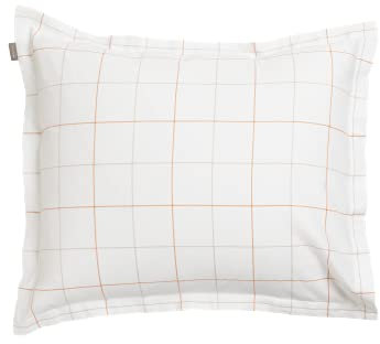 GANT Twill Check Kopfkissenbezug einzelnbezug Dry Sand Größe 80x80cm Kariert Bezüge