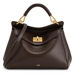 JW PEI Lucia Damen Klassische Henkeltaschen - Dunkelbraun