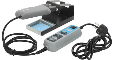 TaNeHaKi Estación de soldadura eléctrica,Kit de hierro de soldadura digital,Pinzas calientes ajustables Estación de soldadura para soldadura pirograbado