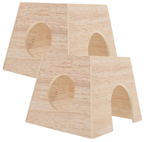 PartyKindom 2pièces Cachette pour Hamster Maison Incubation pour Poulets Nid pour Petits Animaux Abri pour Animaux De Compagnie Petite Maison pour Hamster Et Poules