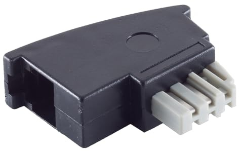 1aTTack.de 1x - Adattatore telefonico da spina TAE N a presa Western RJ11 6/4