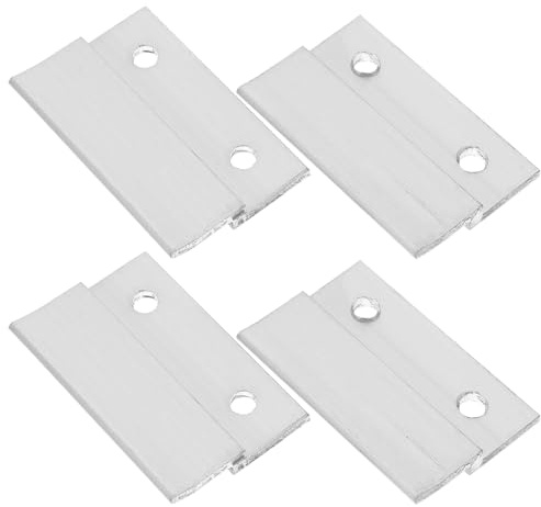 PENIKOKO Ensemble De 2 Kit de Supports Muraux Aluminium Z pour Tableau et Miroir Système de Fixation Français Robuste Crochet Emboîtable pour Suspension Facile Trace